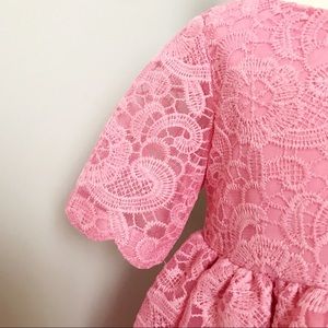 Janie Jack Pink Lace Girls Dress 